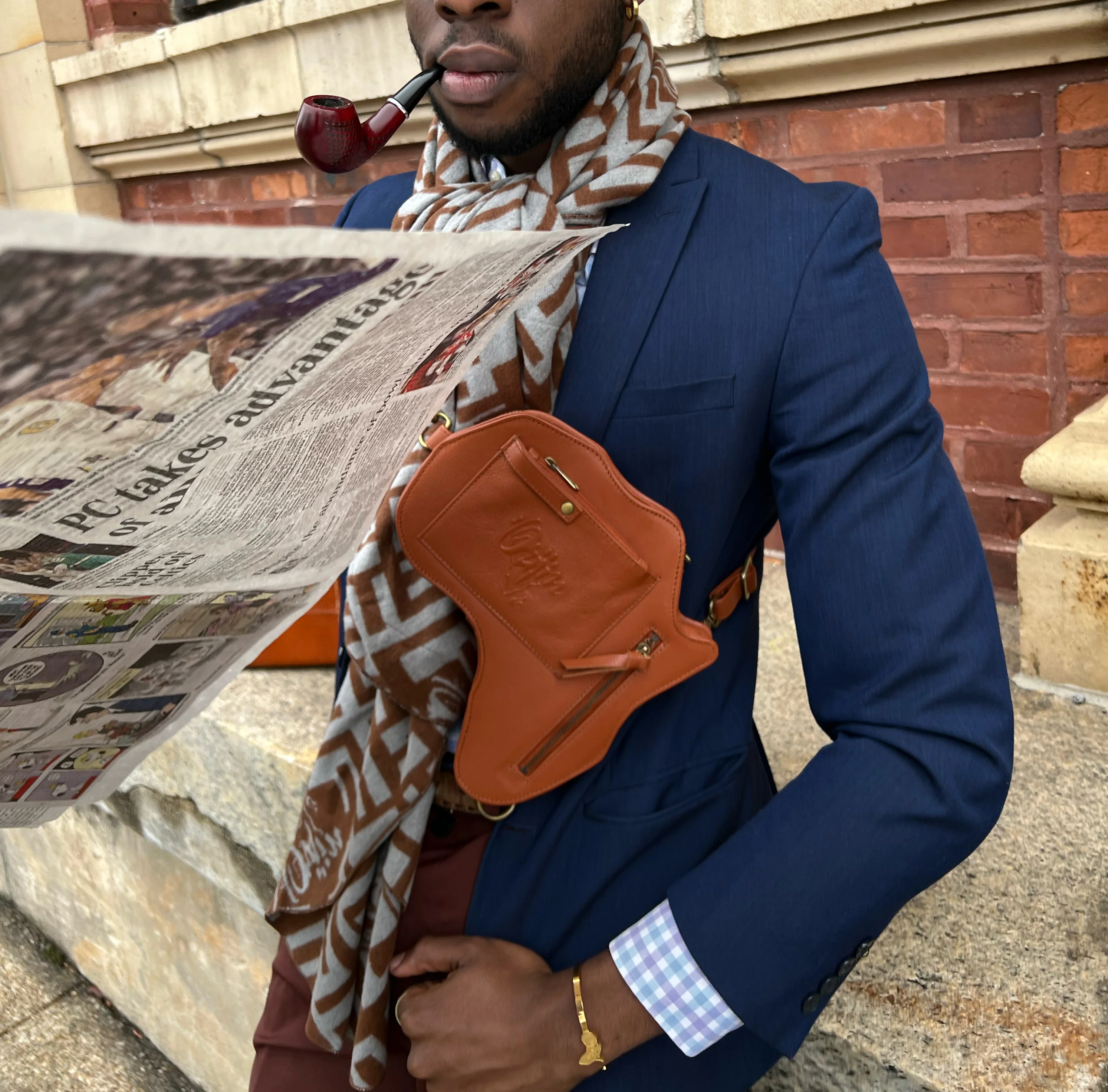 Africa Royal Cuff | GOLD - Unisex Bracelet - Image 6