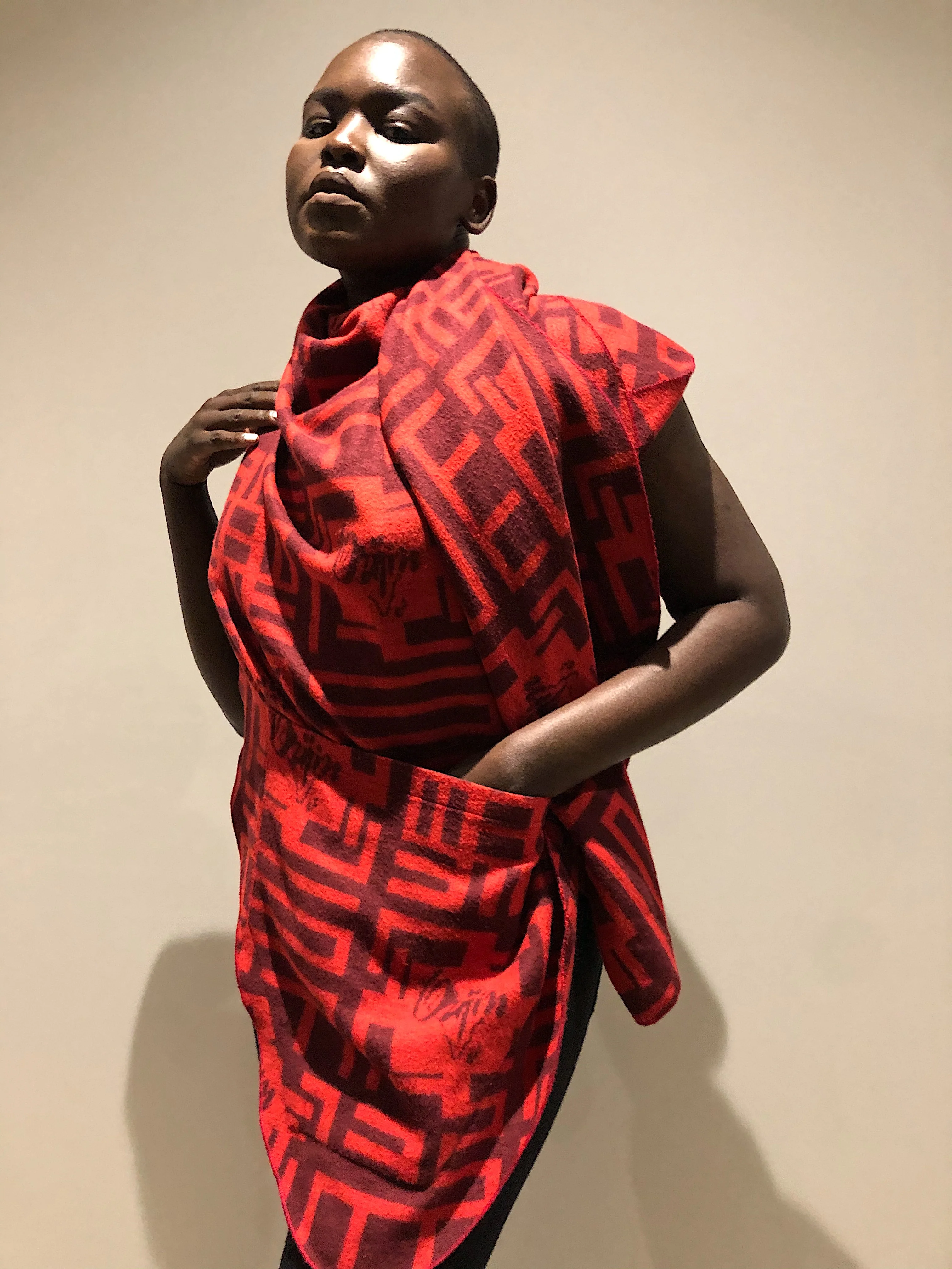 Orijin Africa Cloth | Maasai Red - Image 5